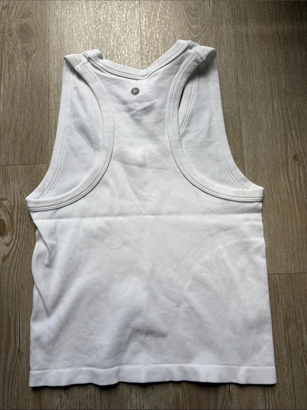 Women’s Ribbed Tank Top Set - White, Beige, Taupe - Picture 5 of 7